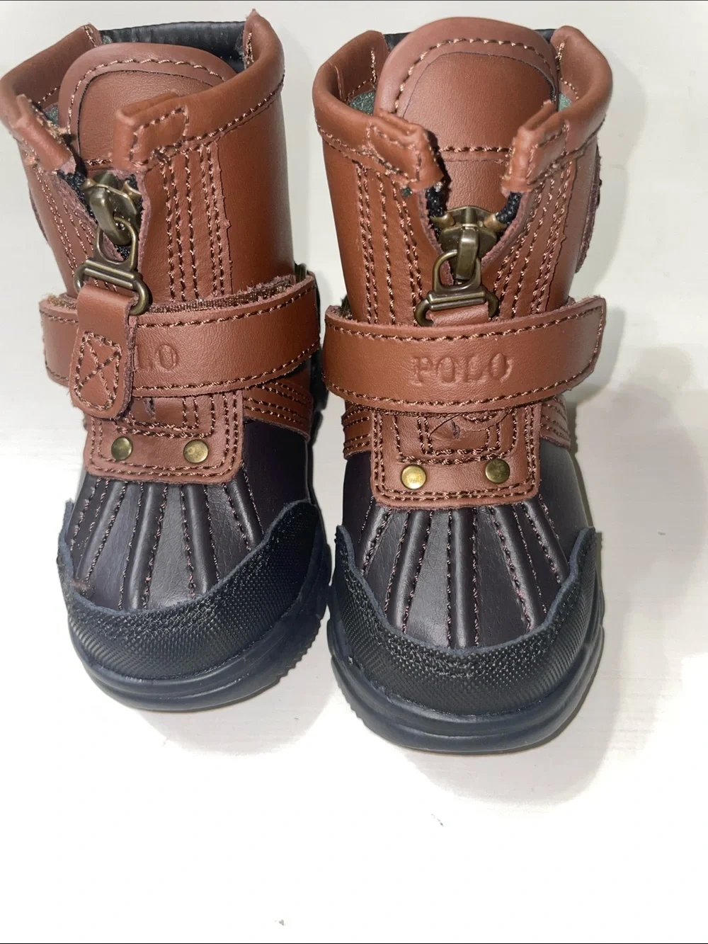 Ralph Lauren polo conquered high toddler boots size 4